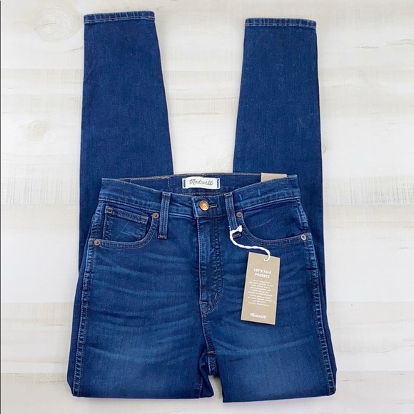 MADEWELL 10" High-Rise Skinny Jeans Hayes Wash - Picture 15 of 16